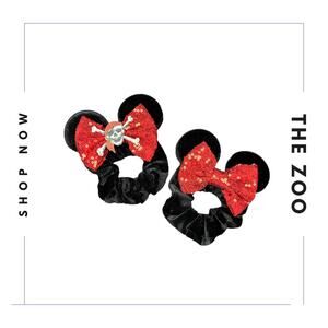 Scrunchie with Mouse Ears‎ Pirates of the Caribbean